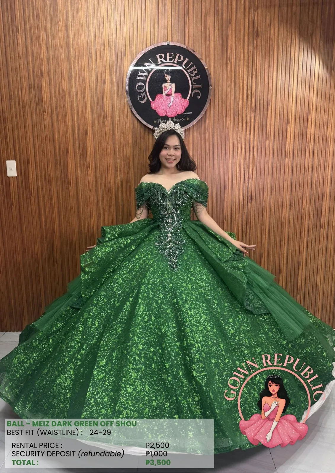 Ball Gowns: Green 151